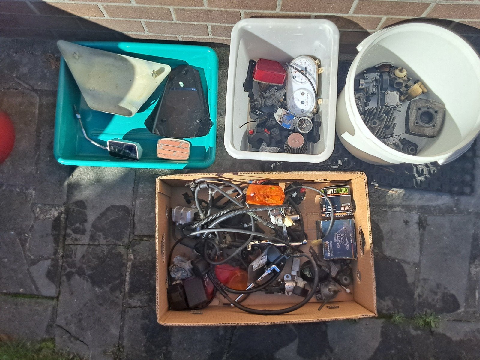 onderdelen voor bromfiets, Fietsen en Brommers, Ophalen, Gebruikt