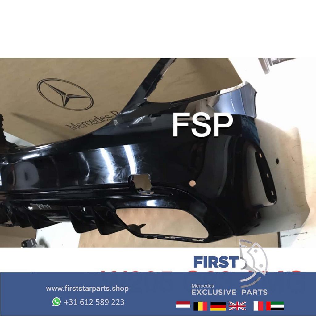 W205 S205 FACELIFT 2020 C63 AMG ACHTERBUMPER + DIFFUSER ZWAR, Arrière, Utilisé, -, -