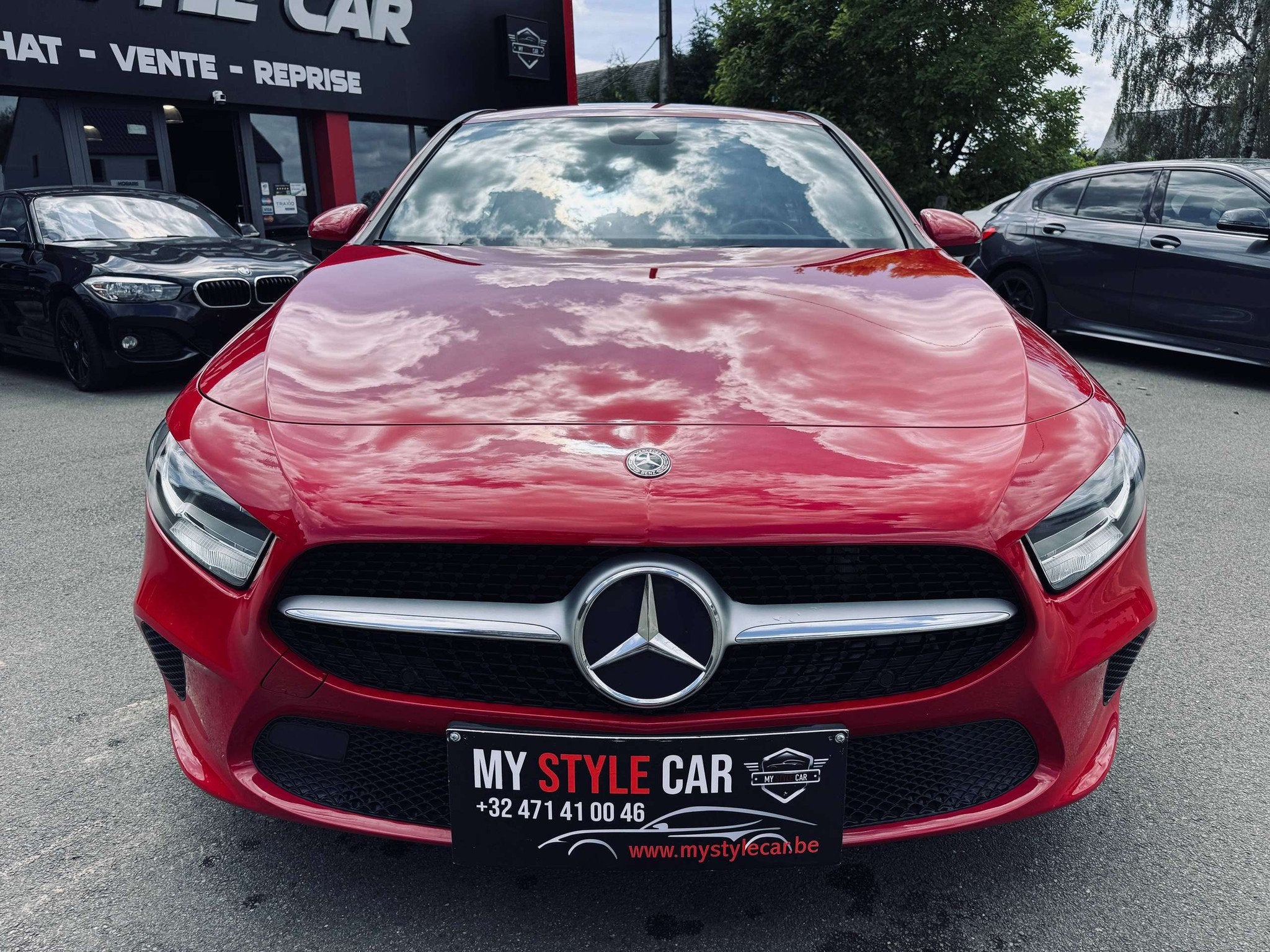 Mercedes-Benz A-Klasse A160 A 160 Essence , Navi, Caméra ,, Autos, Rouge, Achat, Euro 6, Entreprise