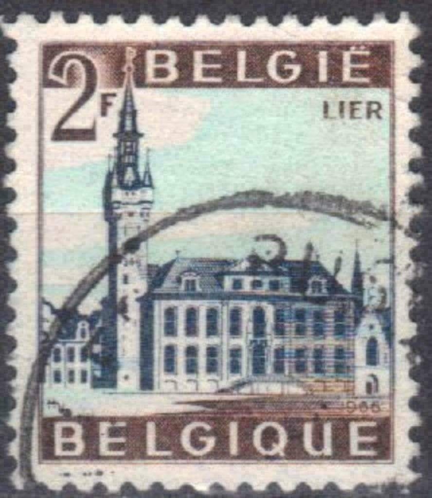Belgique 1966 - Yvert/OBP 1398 - Tourisme - Lier (ST), Timbres & Monnaies, Timbres | Europe | Belgique, Envoi, Affranchi, Oblitéré