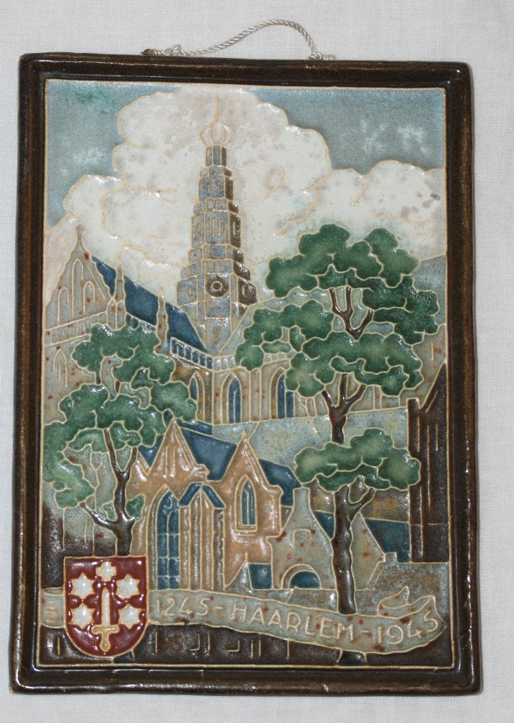 Tegel De Porceleyne Fles, Delft 700 jaar Haarlem, Ophalen of Verzenden