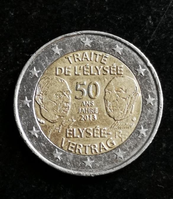 2euromunt Frankrijk 2013, Postzegels en Munten, Ophalen of Verzenden, Frankrijk