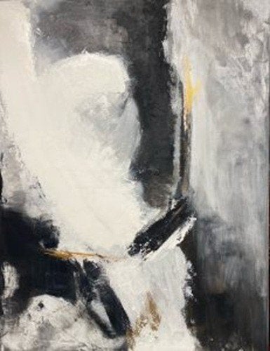 Kunsthandel Gennep - "In Beweging", Antiek en Kunst, Kunst | Schilderijen | Modern, Ophalen of Verzenden, Gesigneerd, Gemengde techniek