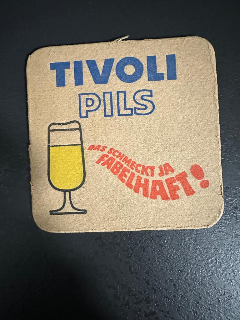 Oud viltje tivoli pils, Ophalen of Verzenden, Zo goed als nieuw, Viltje(s), Overige merken