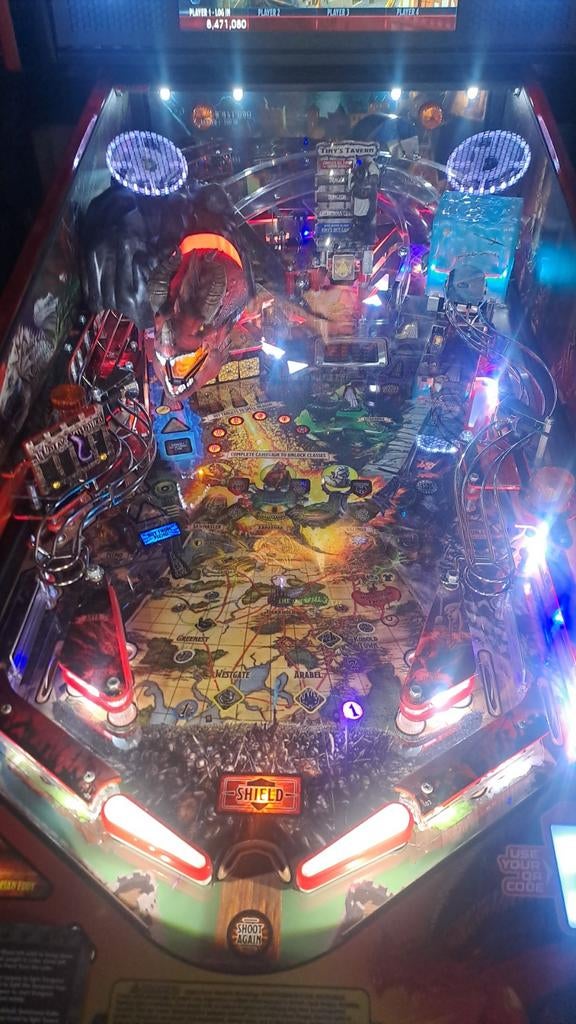 Flipperkast dungeons and dragons limited editie, Verzamelen, Automaten | Flipperkasten, Ophalen, Flipperkast