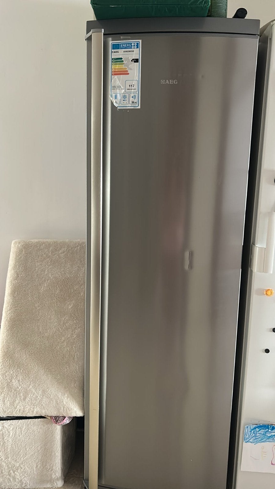 AEG grote koelkast, Elektronische apparatuur, Koelkasten en IJskasten, Ophalen