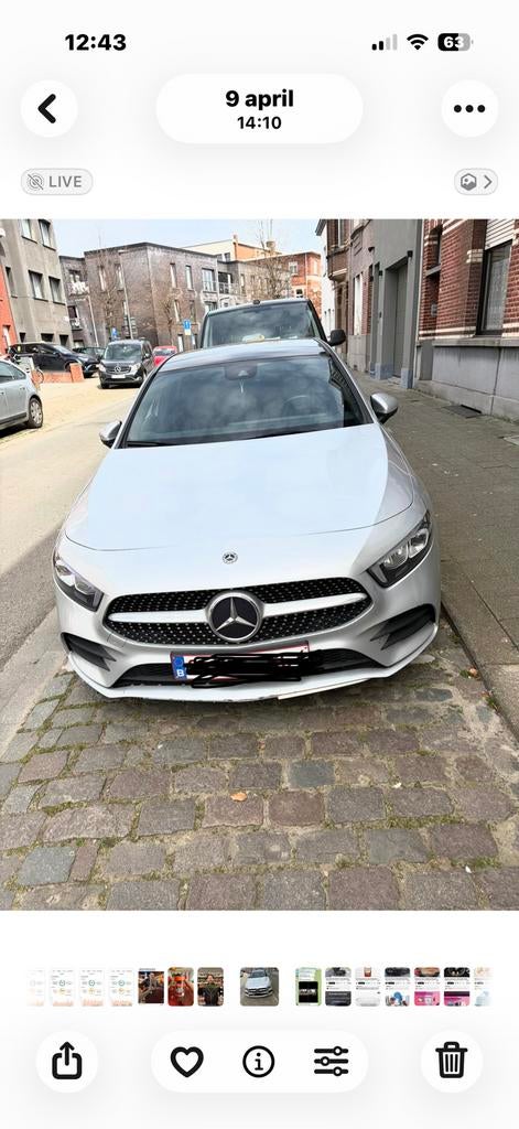 Mersedes A 200d AMG line, Autos, Achat, Entreprise, Noir, 120 kW
