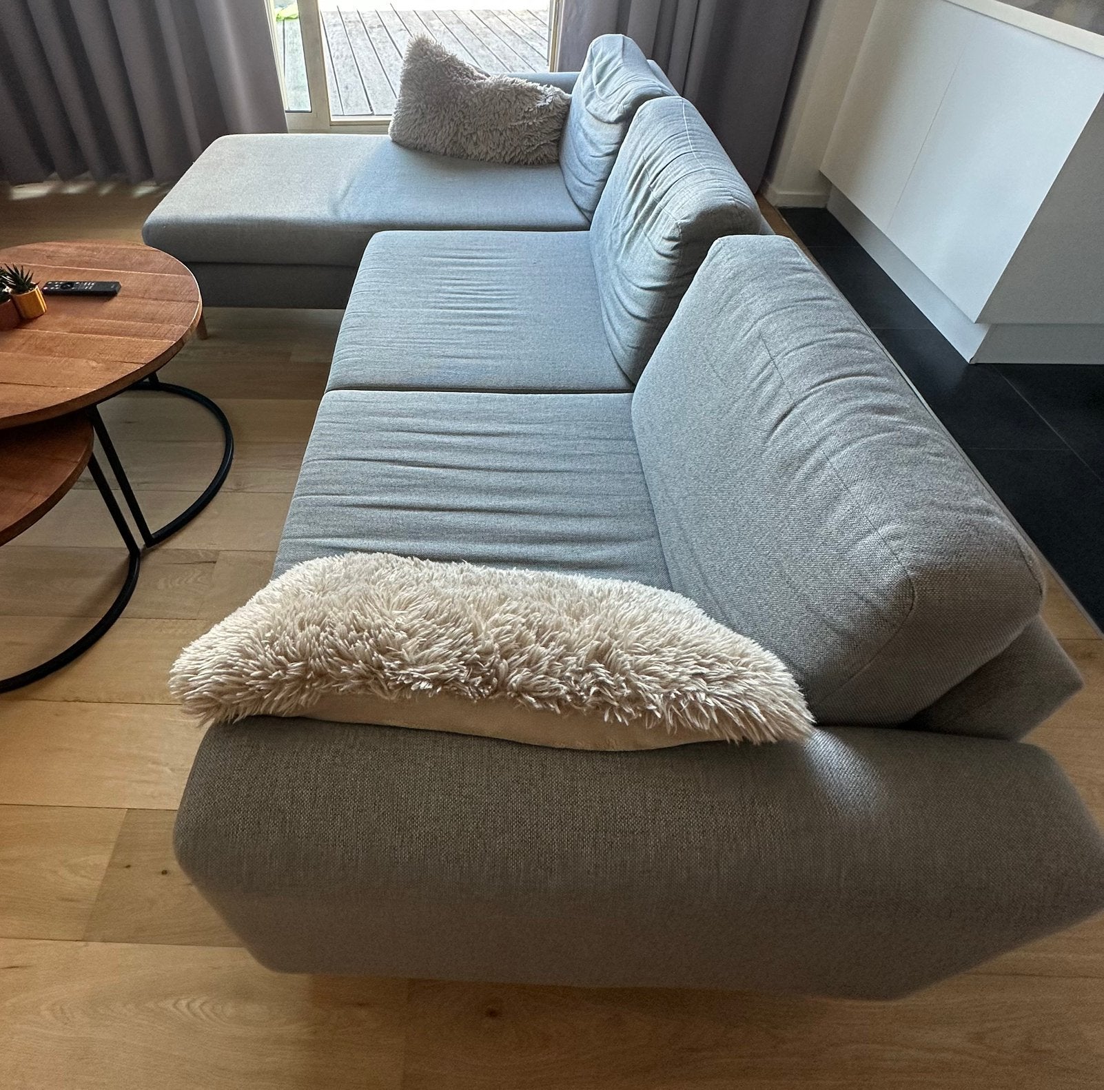 Zetel, 125 à 150 cm, Enlèvement, Utilisé, Tissus