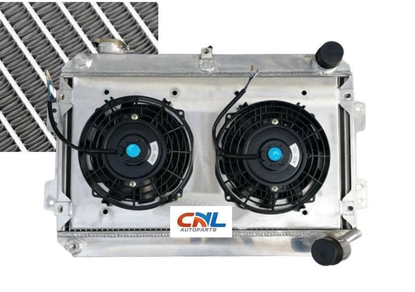Radiator +Shroud+fans for Mazda RX7 RX-7 S1 S2 S3 1979-1985, Neuf, Enlèvement ou Envoi