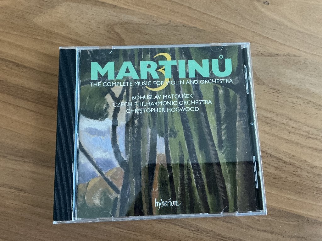 Martinu / Complete music for violin & orchestra 3., Enlèvement ou Envoi, Du modernisme à nos jours, Comme neuf, Orchestre ou Ballet