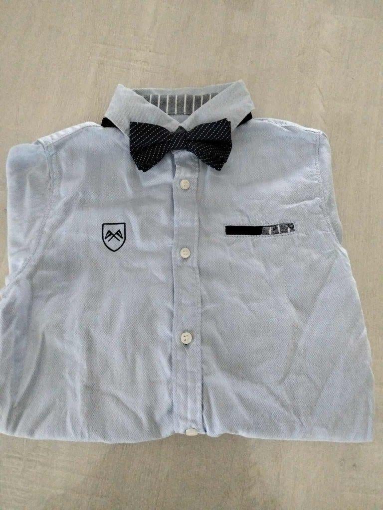hemd lichtblauw maat 110 mayoral, Kinderen en Baby's, Overhemd of Blouse, MAYORAL, Ophalen of Verzenden, Zo goed als nieuw
