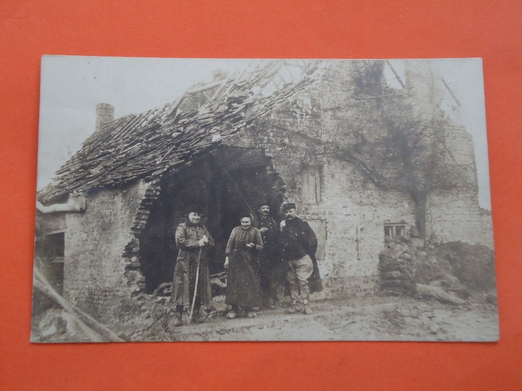 Lo-Reninge Fotokaart Oorlog 1914 - 1918, Ophalen of Verzenden, 1920 tot 1940, Ongelopen, West-Vlaanderen
