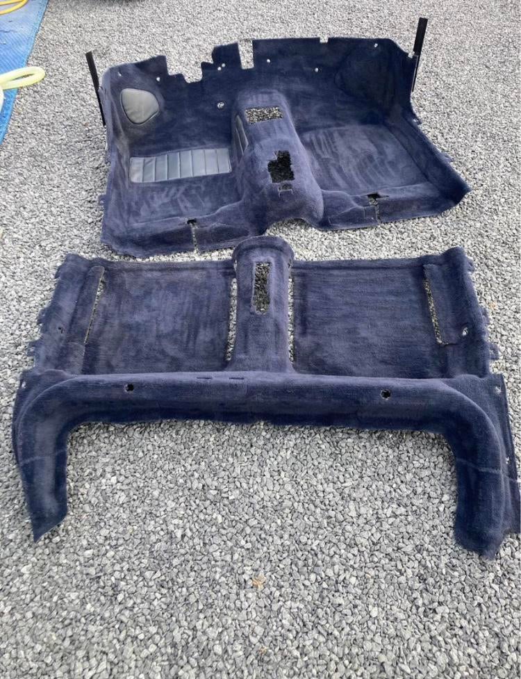 Hoogpolige vloerbekleding vw golf 2 gti edition blue, Ophalen, Gebruikt, Volkswagen