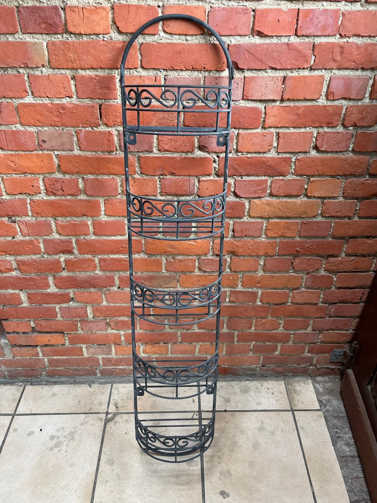 Metalen muurrek, Tuin en Terras, Ophalen, Zo goed als nieuw