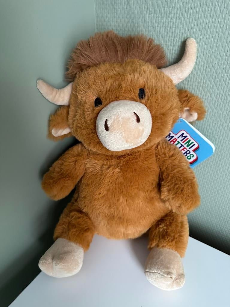 Stier   knuffel, Ophalen of Verzenden, Nieuw, Koe