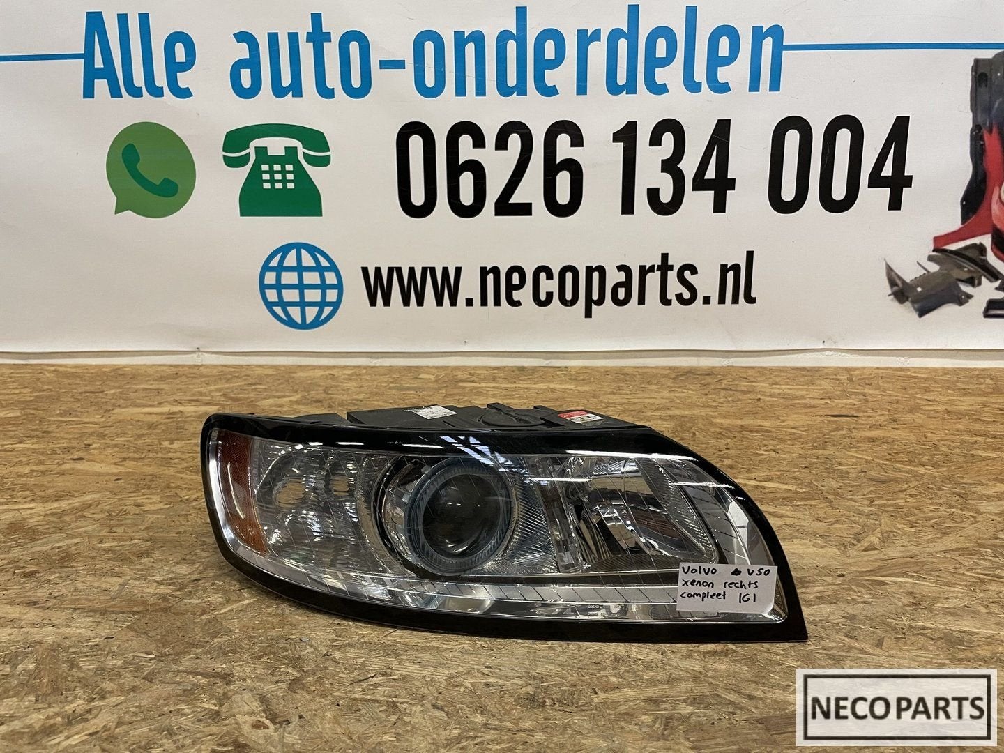 VOLVO V50 S40 XENON KOPLAMP RECHTS 31265699 ORIGINEEL, Gebruikt, -, -, Ophalen of Verzenden