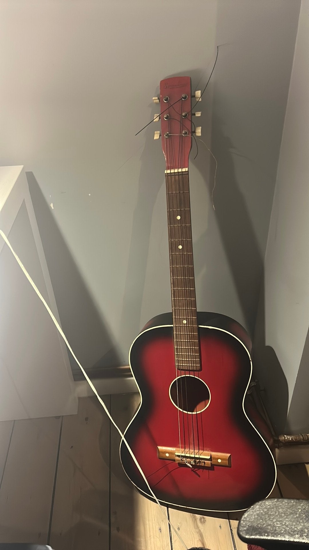 Symphony gitaar, Ophalen, Gebruikt