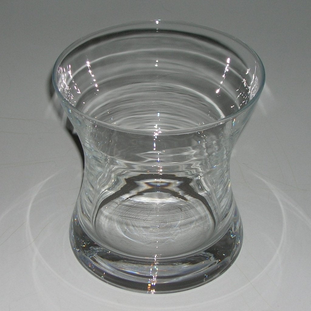 Glazen vaas 13 cm, Ophalen, Zo goed als nieuw, Glas