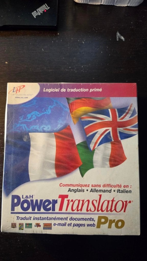 Traducteur de puissance Lernout & Hauspie 6.43 (1999), Informatique & Logiciels, Enlèvement