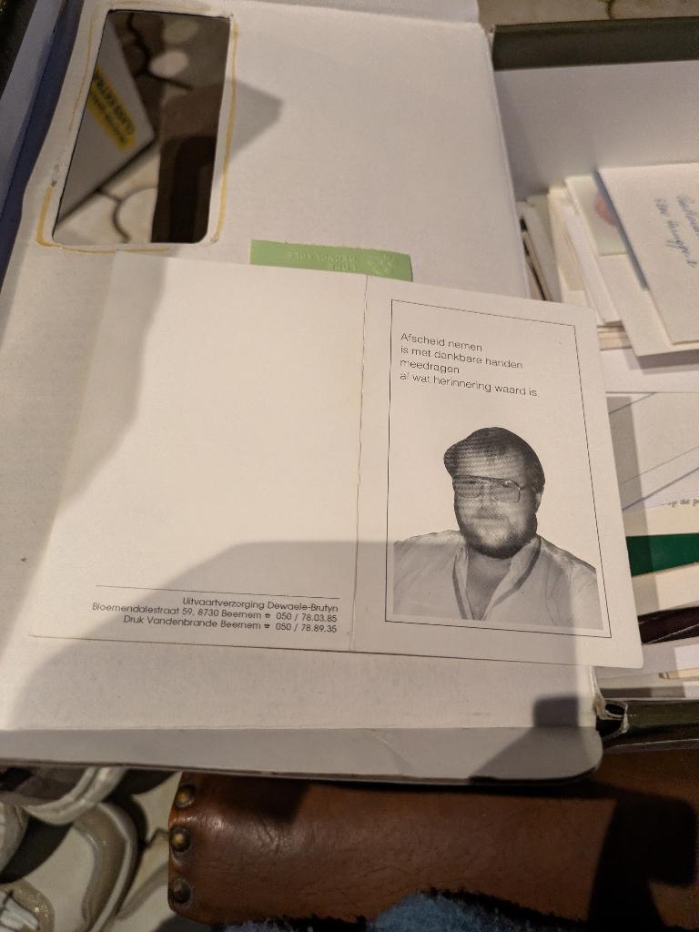 Dp Geert saey, Collections, Enlèvement ou Envoi, Image pieuse