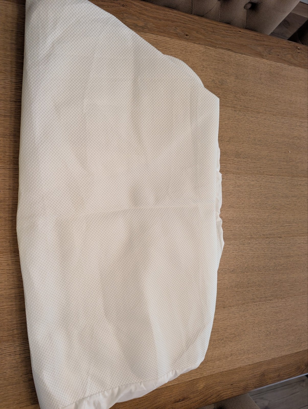 Nieuwe peutermatrasbeschermer van Ikea, Jongetje of Meisje, Matrasbeschermer, Wit, Peuterbed