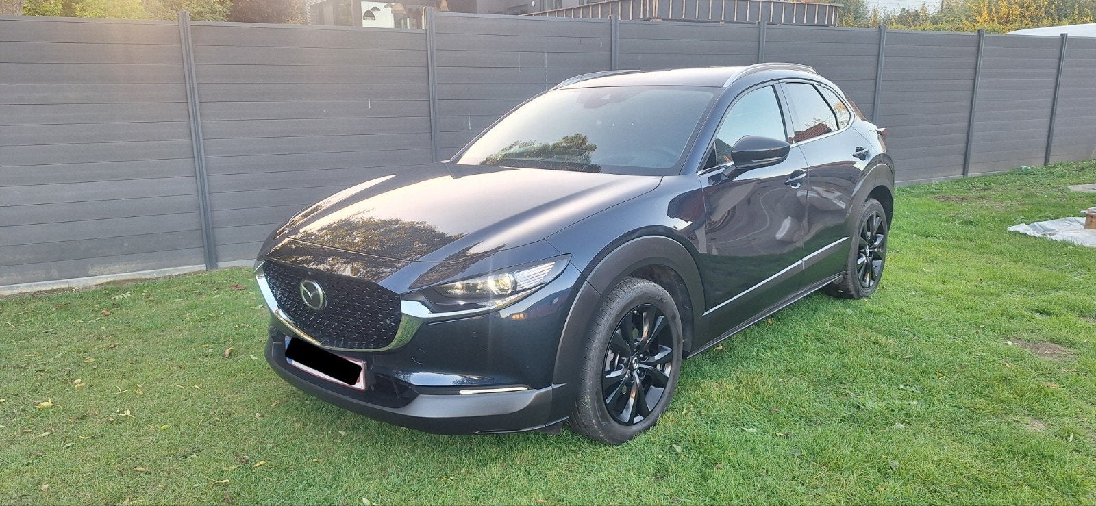 Mazda CX30, Auto's, Stof, Blauw, 5 deurs, Particulier