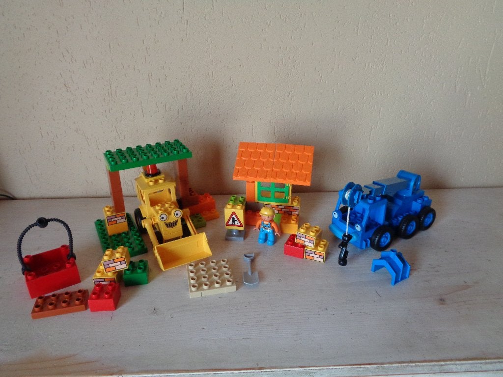 Lego duplo bob de bouwer op de werkplaats - 3297, Enlèvement ou Envoi, Ensemble complet, Utilisé, Duplo