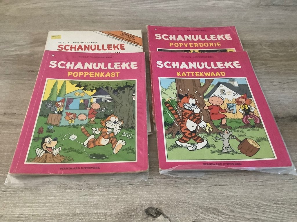 Schanulleke verschillende strips (1987-1993), Boeken, Stripverhalen, Gelezen, Willy vandersteen, Ophalen of Verzenden, Meerdere stripboeken