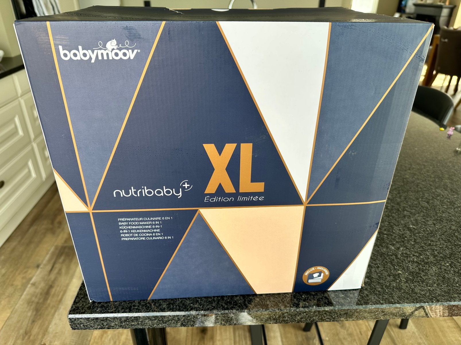 Nutribaby XL, Sans BPA, Comme neuf, Préparateur de repas pour bébé, Enlèvement