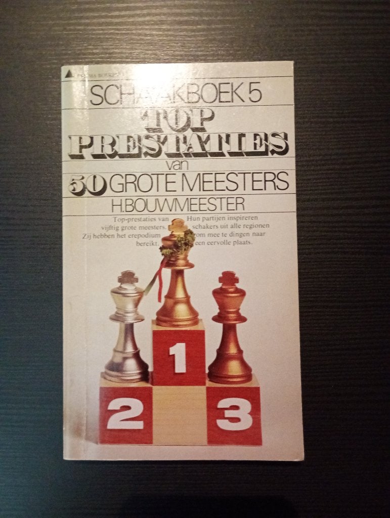Schaakboek 5, Hobby en Vrije tijd, Ophalen of Verzenden, Minder dan 500 stukjes, Zo goed als nieuw, Schaken