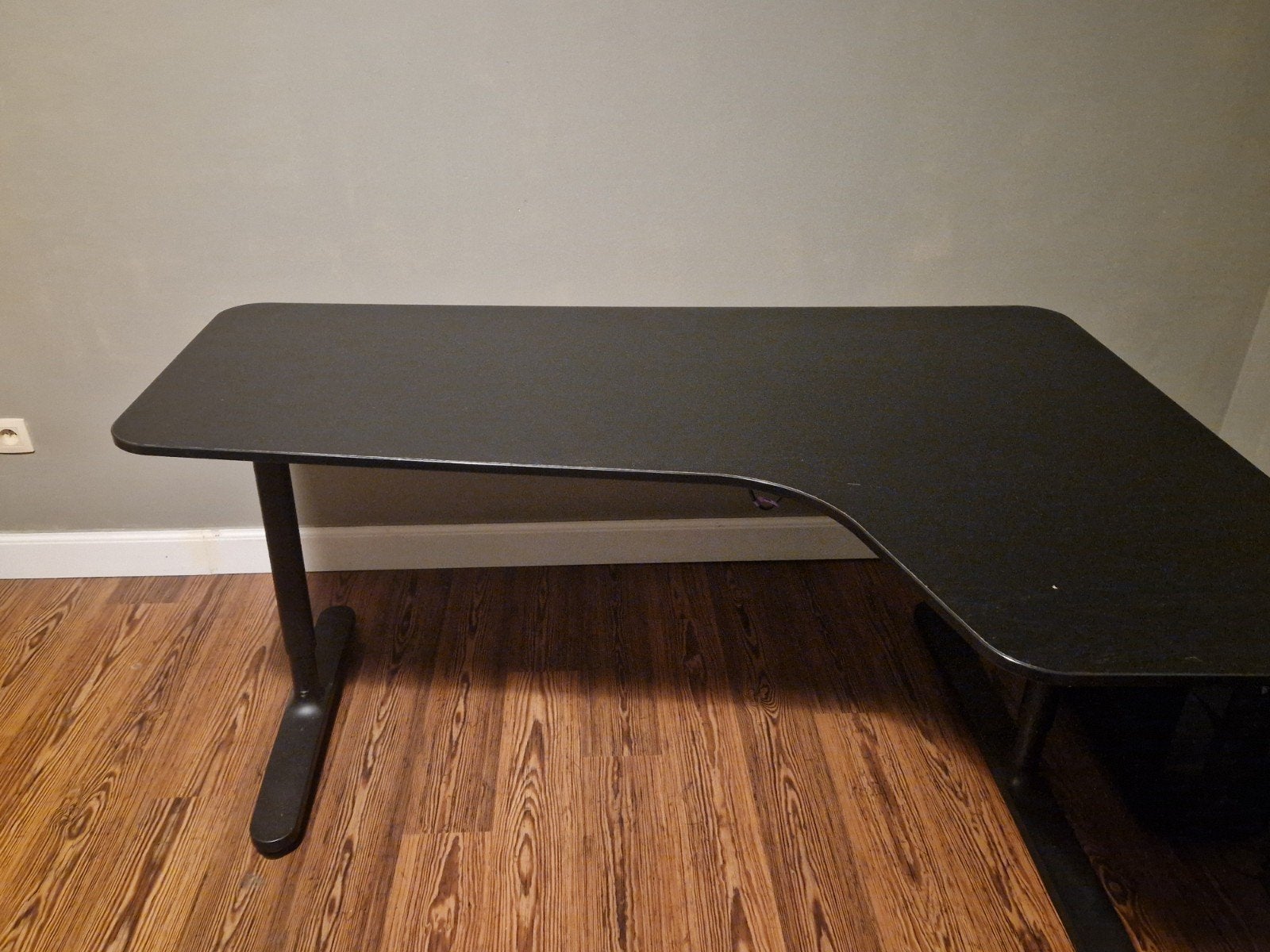 Bureau, Maison & Meubles, Bureaux, Utilisé, IKEA, Enlèvement, Noir