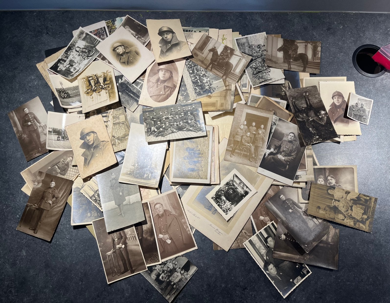 125 stuks foto’s Belgisch leger WOI WOII ABL ABBL Armee Belg, Verzamelen, Ophalen of Verzenden