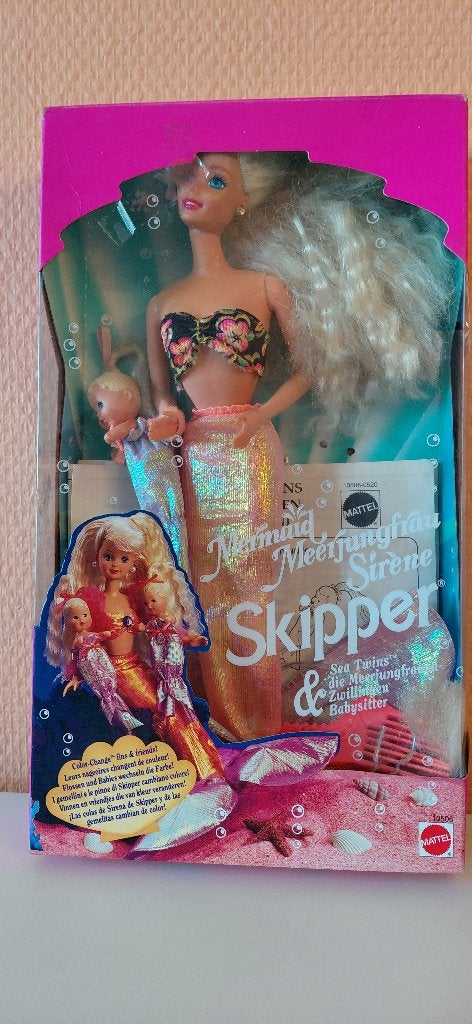 Barbie Skipper zeemeermin met baby, Ophalen, Nieuw, Barbie