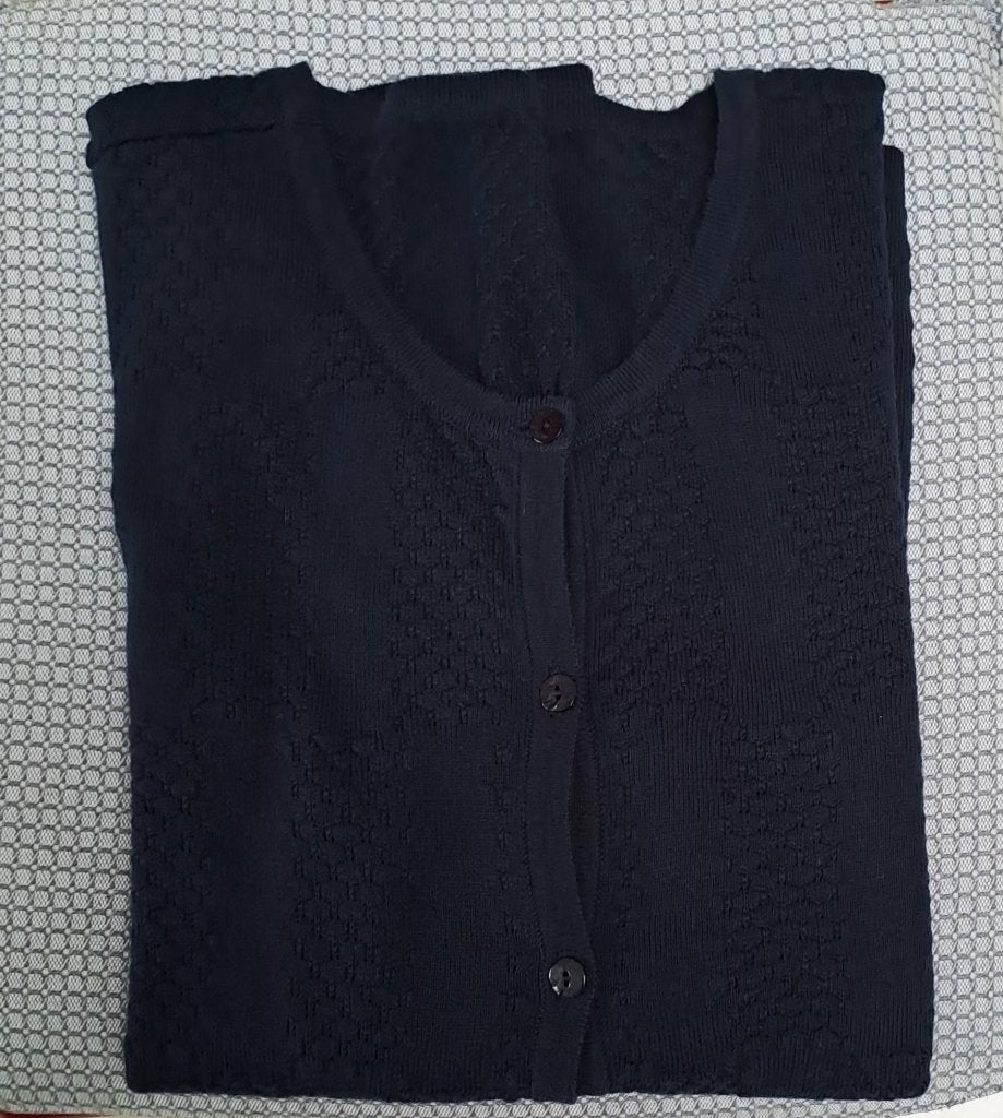 cardigan dames xxl donker blauw, nieuw, Signature, Enlèvement, Neuf, Bleu