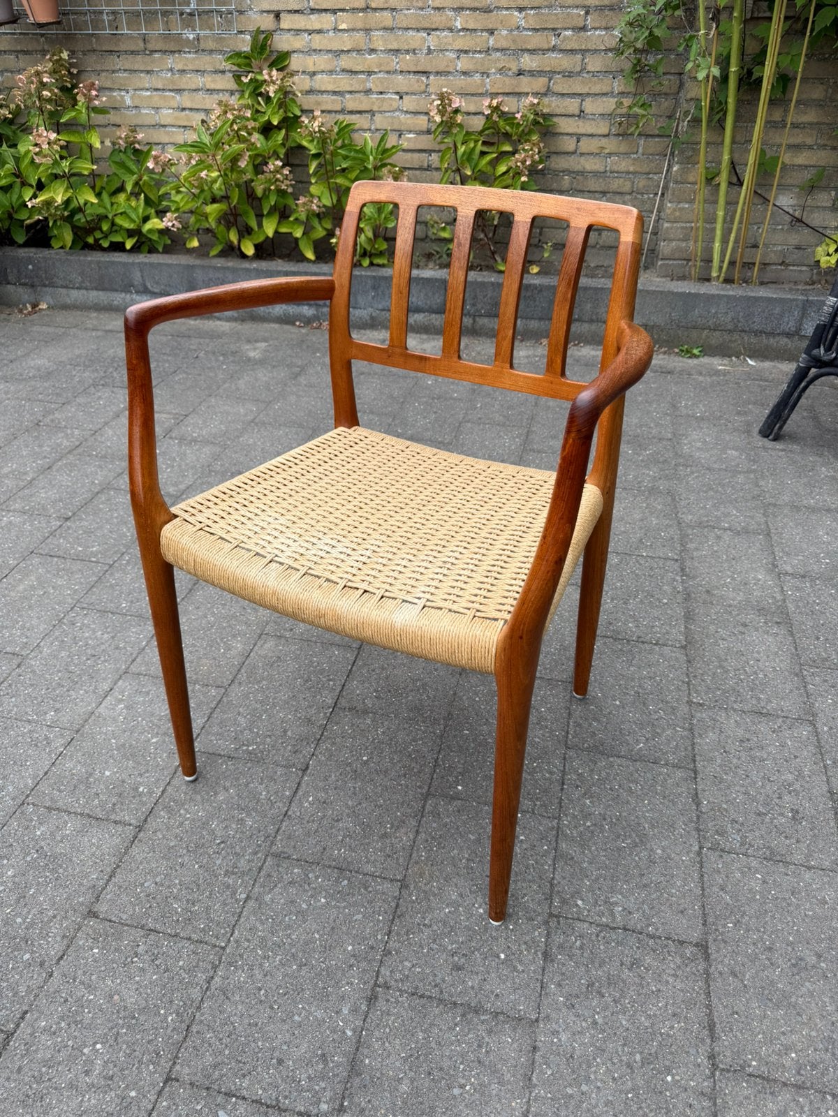 Niels Moller stoel nr.66 vintage retro, Ophalen