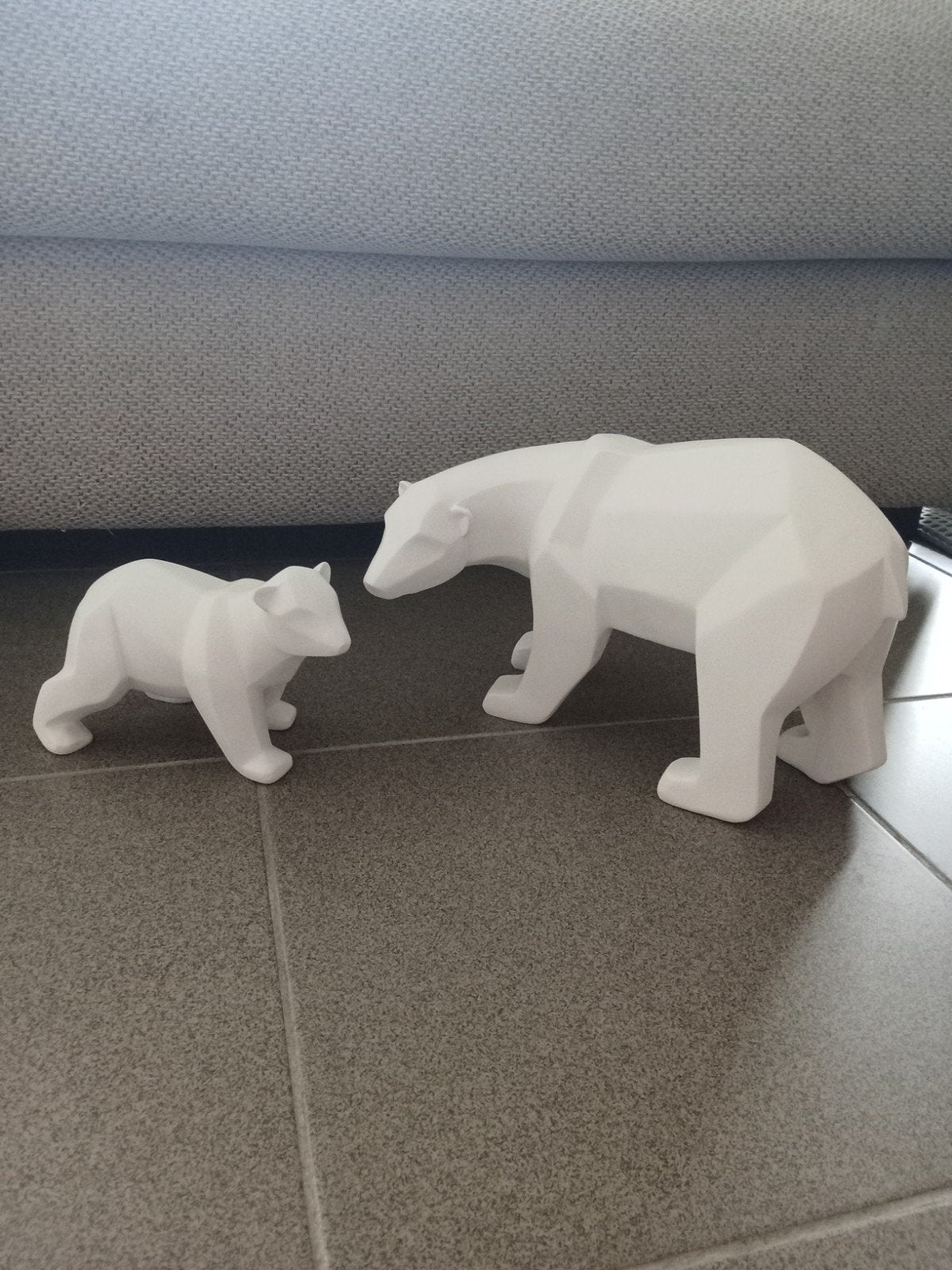 Decoratie ijsberen, Ophalen