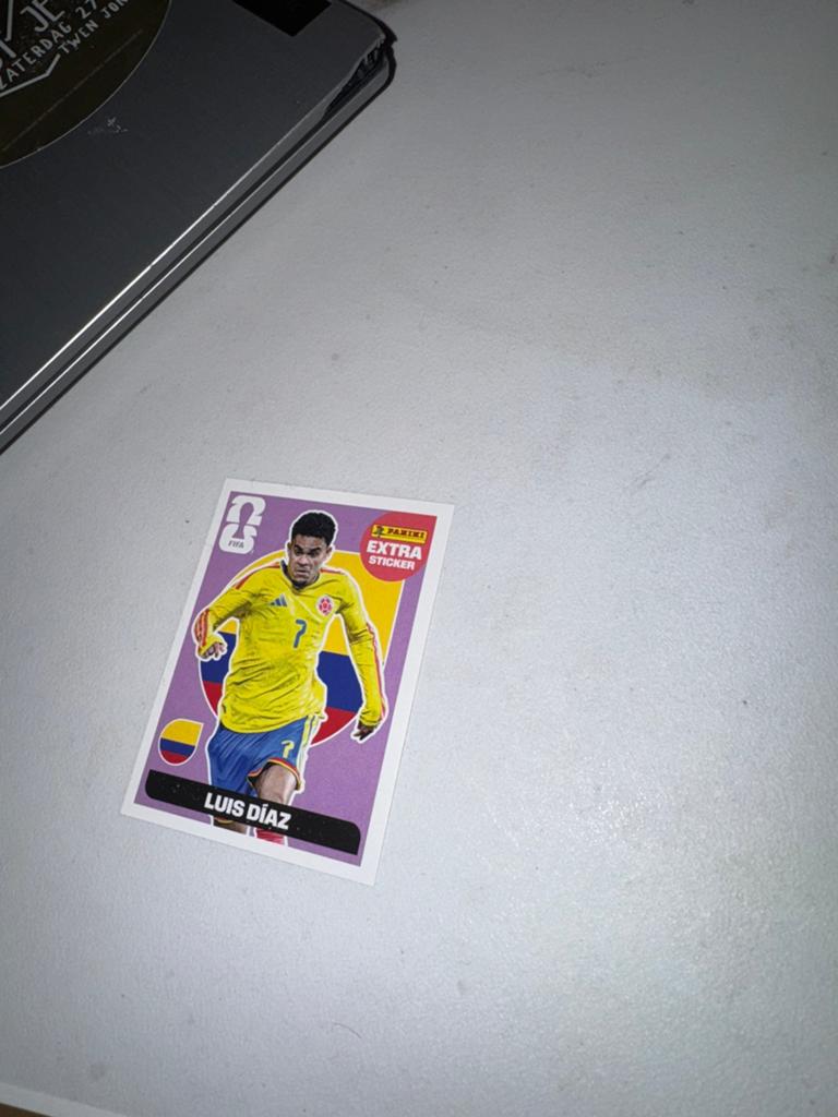 extra sticker wk 2026 panini luis diaz paars, Tickets & Billets
