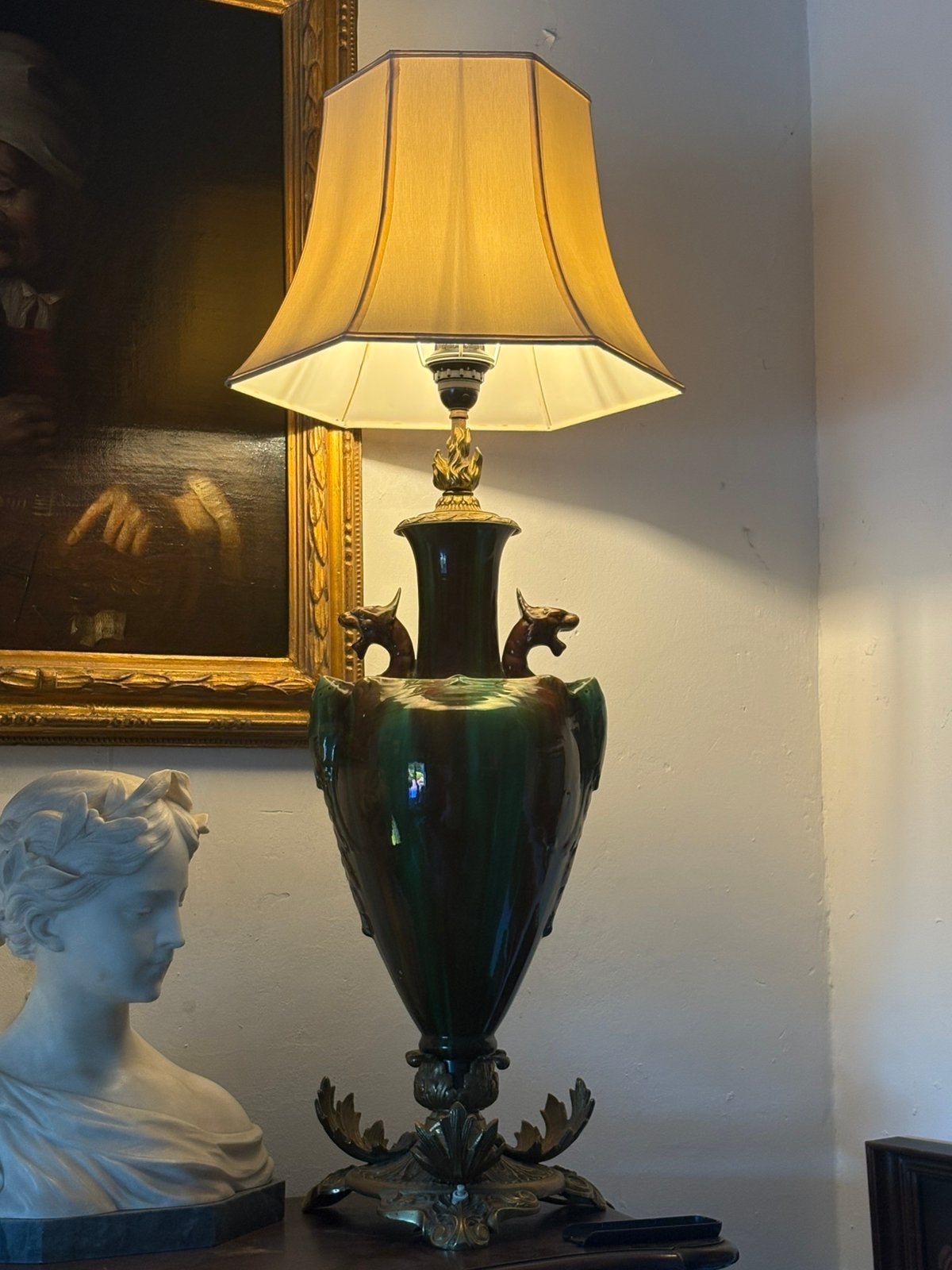 Magnifique lampe Delphin Massin Vallauris, Enlèvement