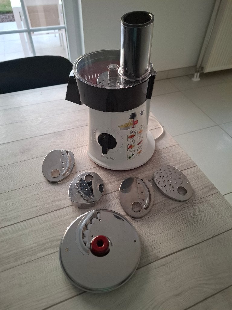 Philips groentesnijder, Huis en Inrichting, Snijmachine, Ophalen, Zo goed als nieuw, Wit