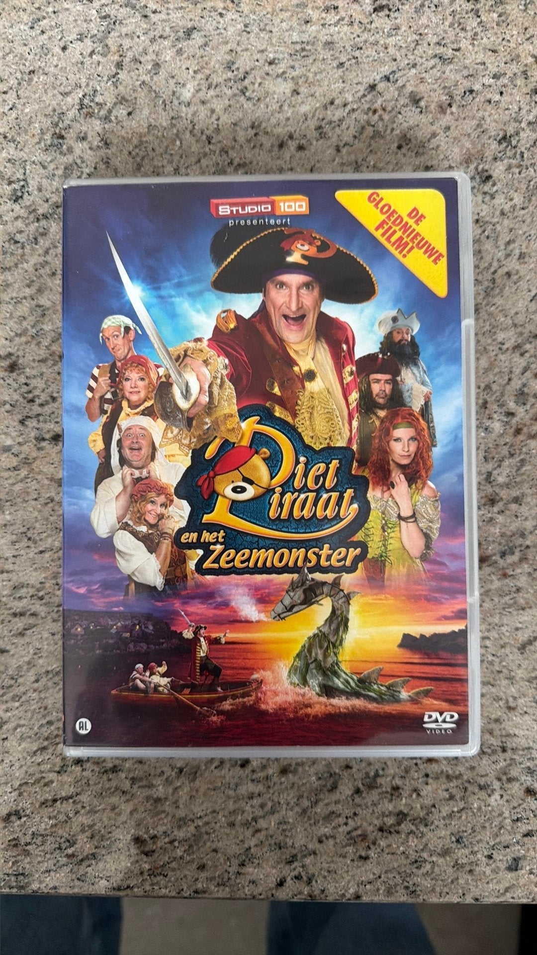 Pitpiraat en het zeemonster, Cd's en Dvd's, Ophalen, Nederlands, Zo goed als nieuw, Film