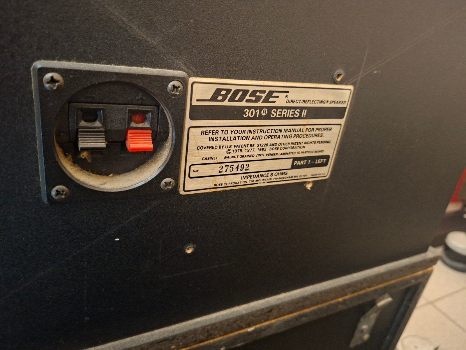 Bose 301 series Vintage in goede staat zonder kapjes, TV, Hi-fi & Vidéo, Enlèvement, Bose