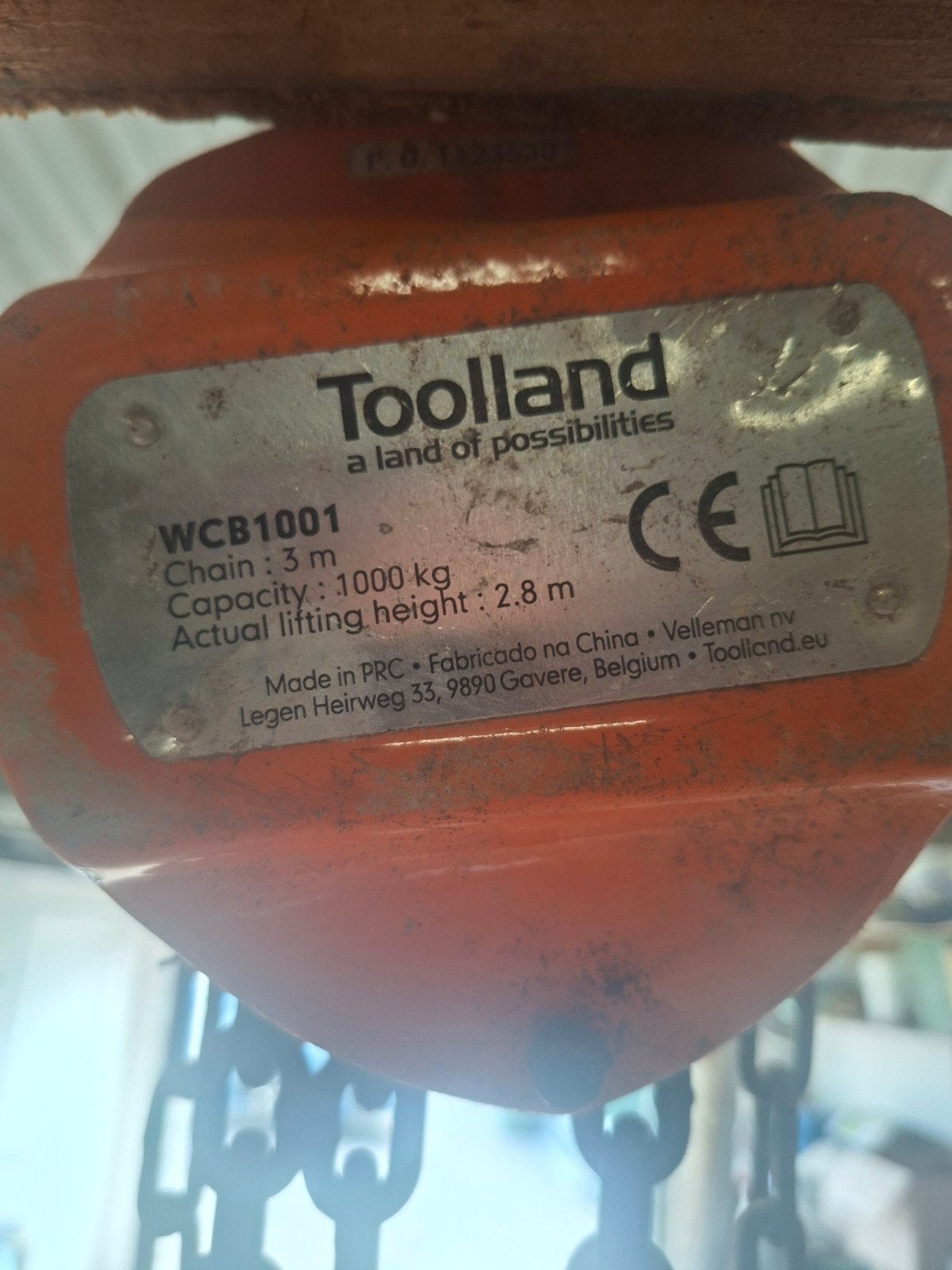 takel toolland, Doe-het-zelf en Bouw, Ophalen
