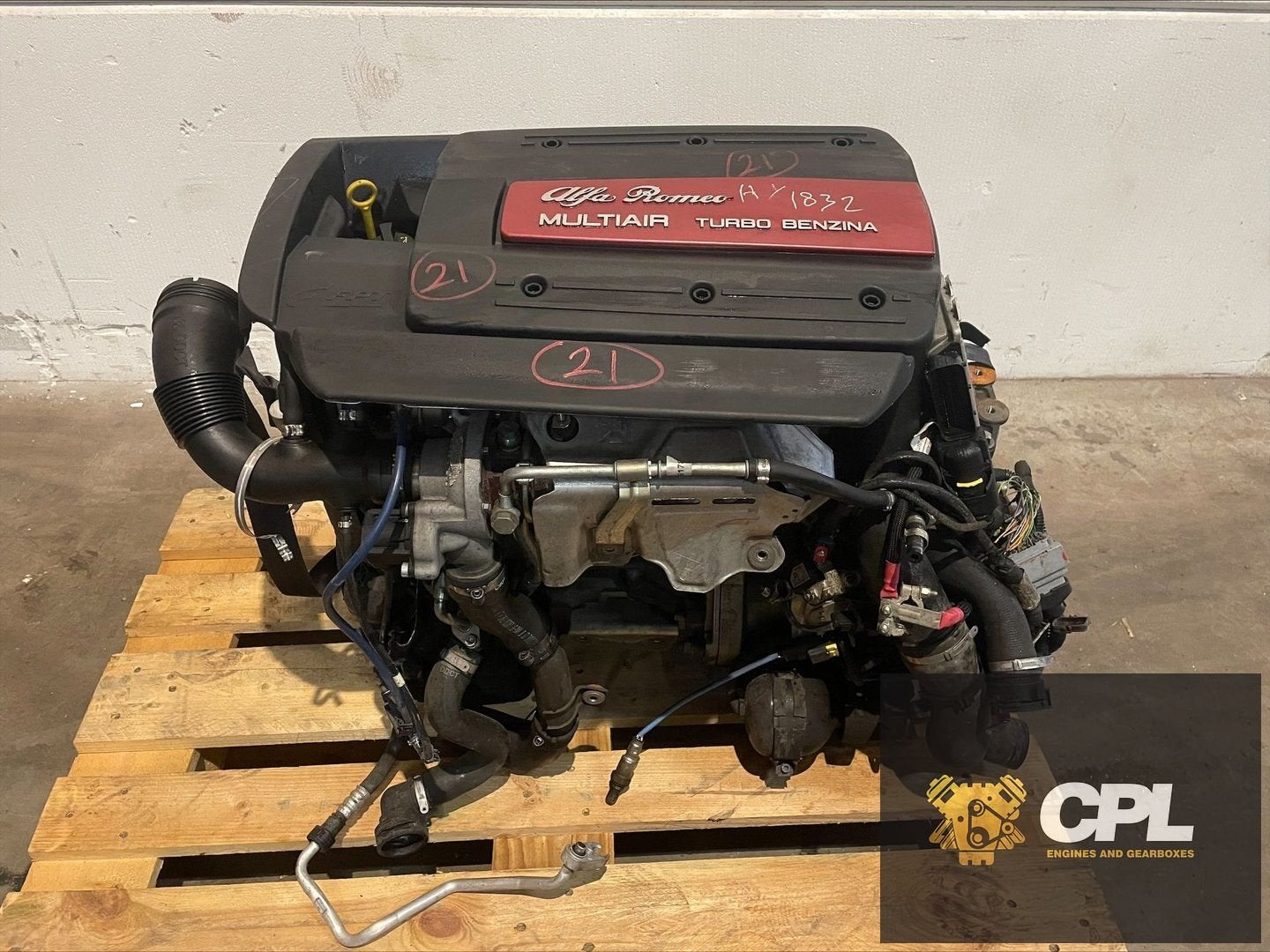 Alfa Romeo 1.4T MultiAir 955A7000 Complete Motor Engine, Auto-onderdelen, Gebruikt, -, -, Ophalen of Verzenden