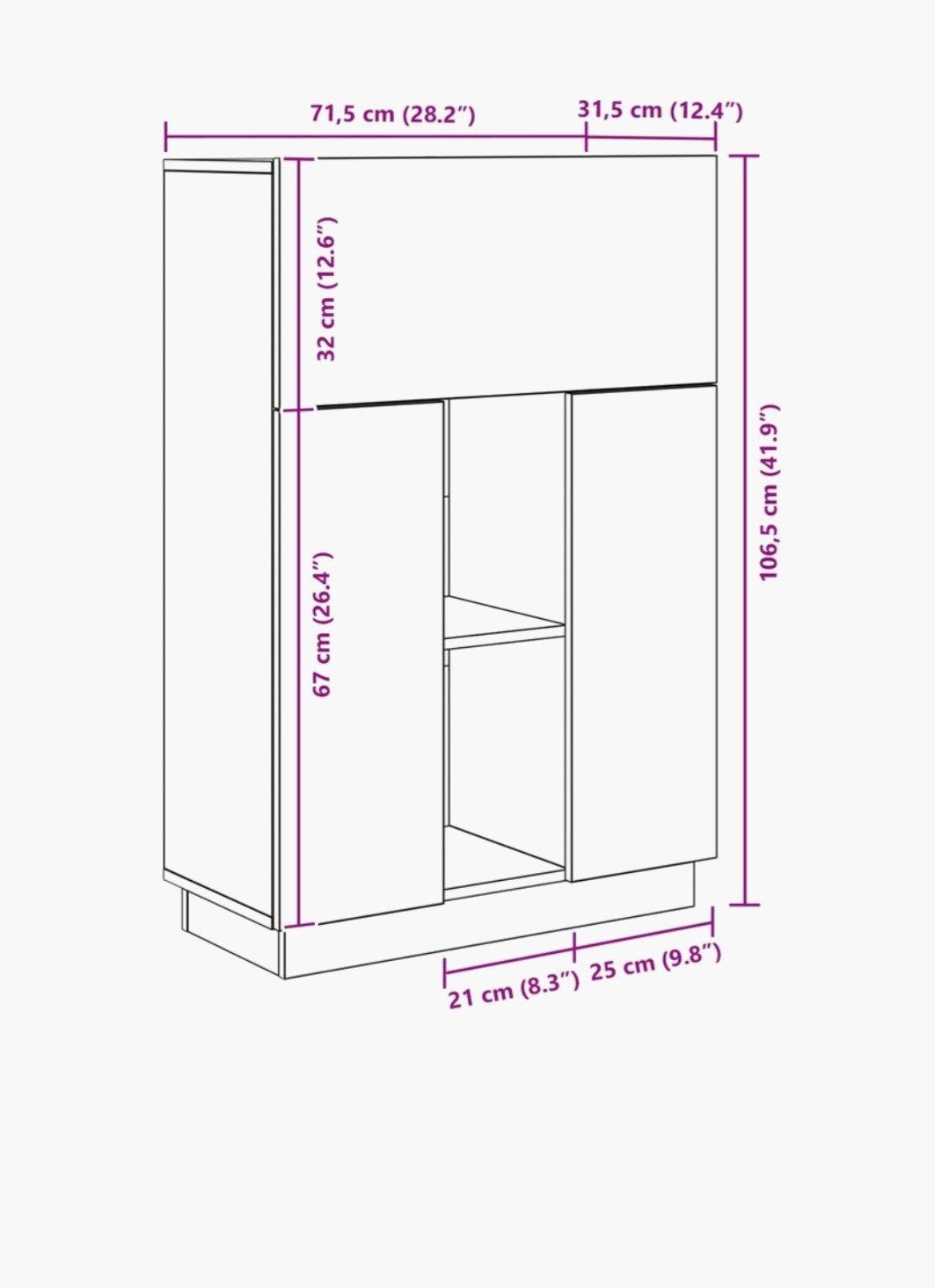vida xl bureau, Enlèvement
