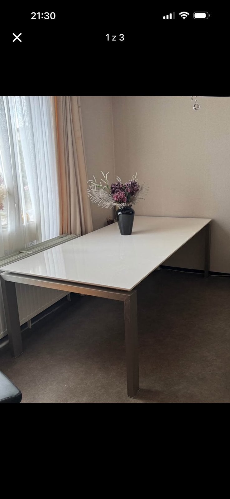 Eettafel, Ophalen, Gebruikt, 100 tot 150 cm, 200 cm of meer