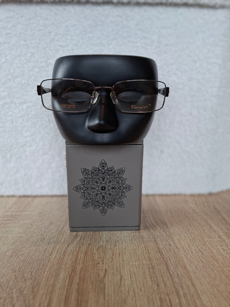 Lunettes Vintage FERUCCI 679 Monture Homme Titane  57■18-135, Neuf, Autres marques, Enlèvement ou Envoi, Autres couleurs