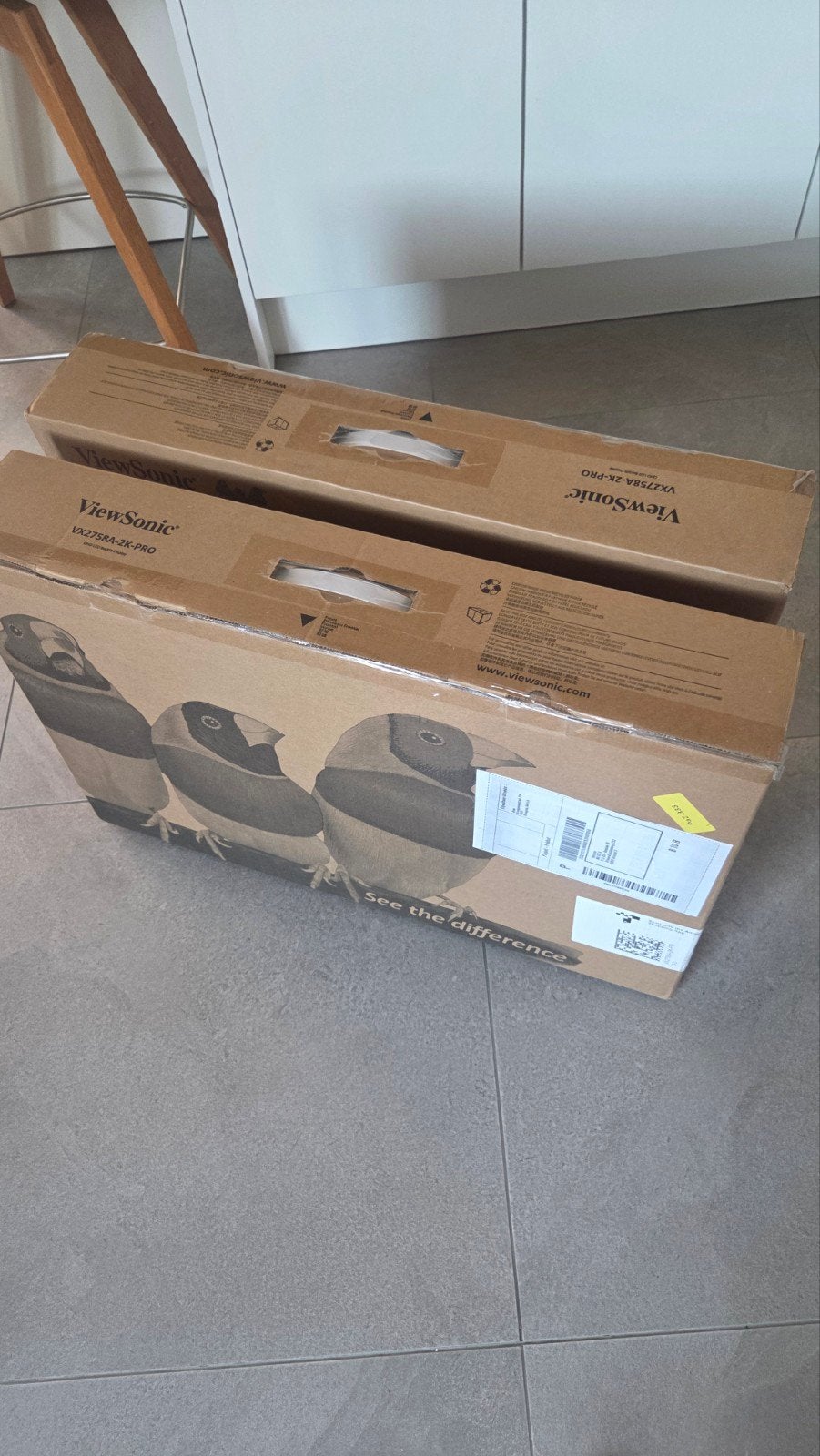 2x ViewSonic VX2758A-2K-PRO-3 Gaming Monitor 27 Inch 240 Hz, Ophalen