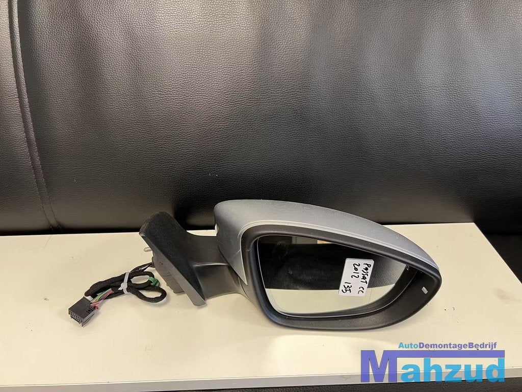 VW CC B7 Grijs zilver LA7W Rechts spiegel buitenspiegel 11-1, Autos : Pièces & Accessoires, Rétroviseurs, Volkswagen, Utilisé