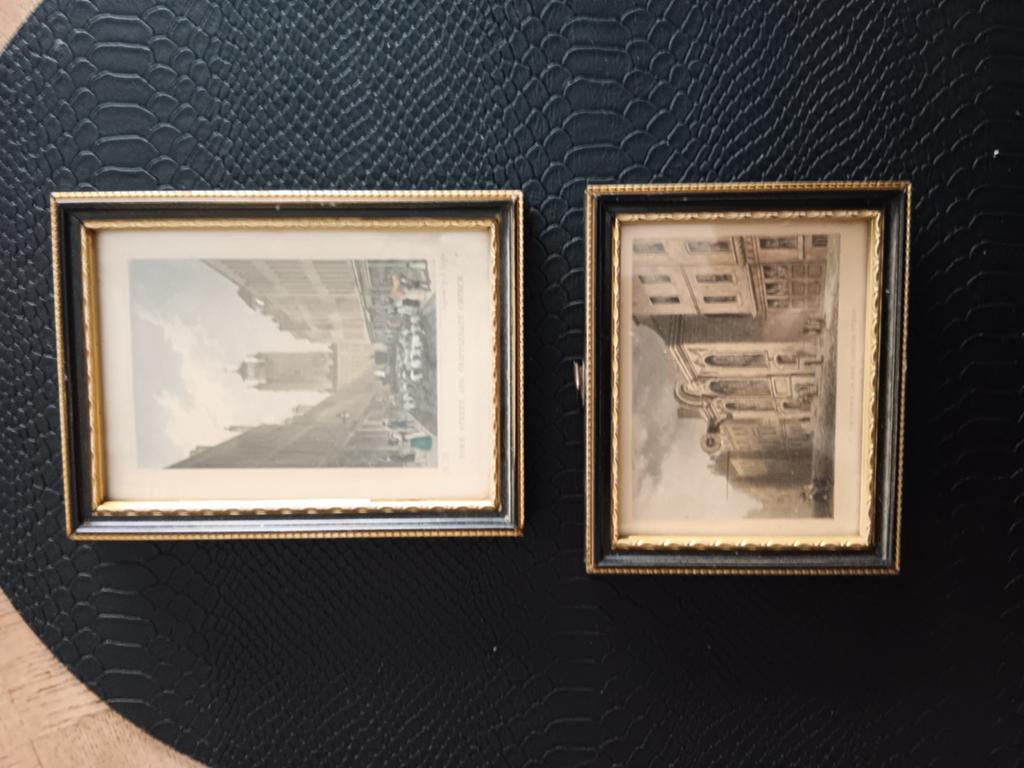 Gravures impression sur acier 1830/1831, Antiquités & Art