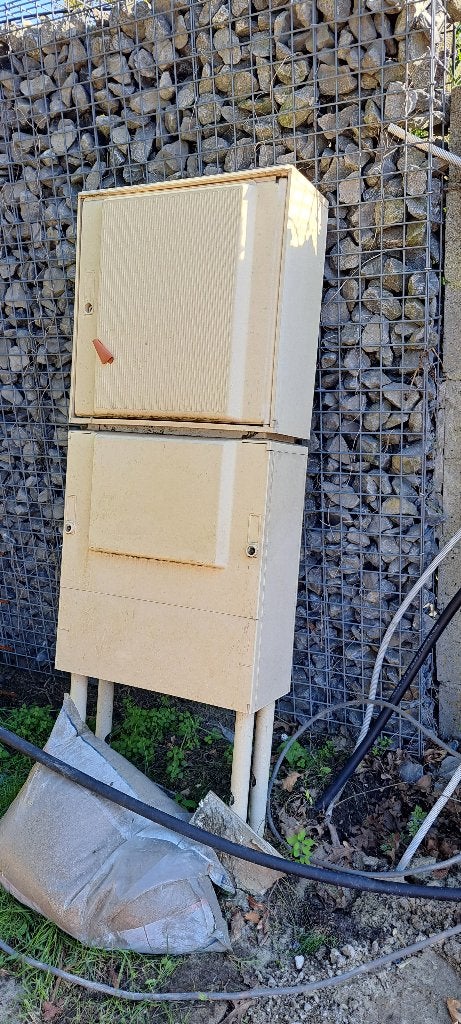 waterdichte werfkast voor meters zoals gas en/of water, Ophalen, Gebruikt